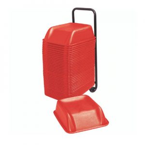 Alzadores infantiles para butacas de color rojo en liquidación - Alzadores Korflip