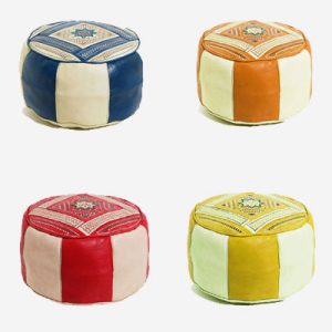 Pufs arabescos bordados